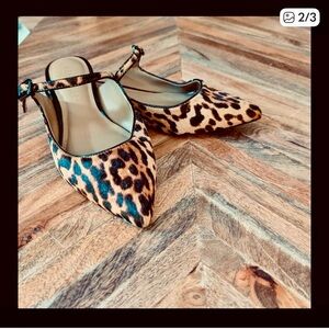 Aerosoles EUC Flemington Mule Shoes sz 6 cruelty free animal print mules flat